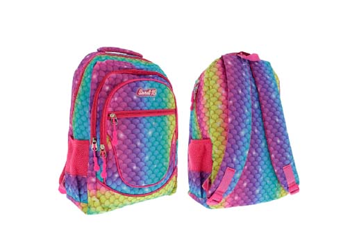 MOCHILA ESCOLAR 18 SWEET 16 MORADO,AQUA J/M